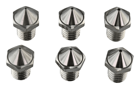 Ensemble de buses en acier Flashforge Creator 3 Pro / Creator 4 – 0,4/0,6/0,8 mm (lot de 6)