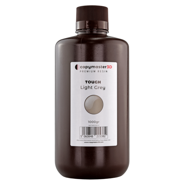 Copymaster3D Résine UV résistante ABS comme – 1000 ml – Gris clair