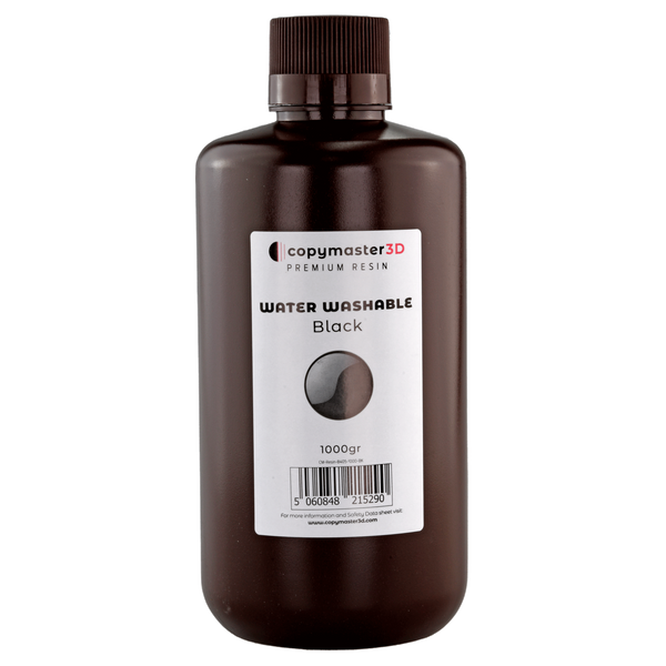 Résine UV lavable à l'eau Copymaster3D - 1000 ml - Noir