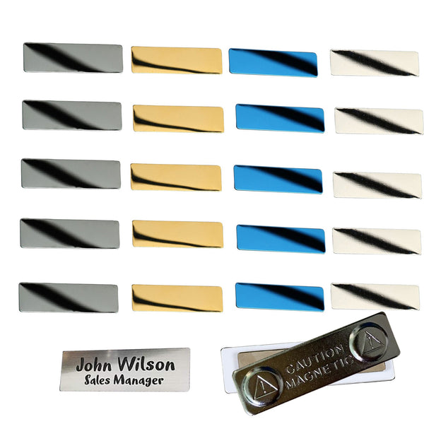 Creality Falcon Series plaques nominatives en acier inoxydable - 20 pièces