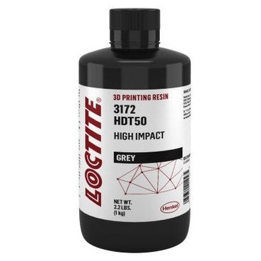 Loctite 3D 3172 HDT50 Résine Haute Résistance aux Chocs Gris – 1 kg