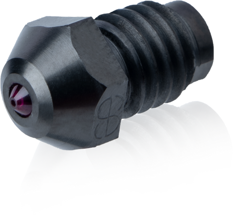 Buse Phaetus PS en acier trempé avec rubis V2 0,4 mm – 1,75 mm