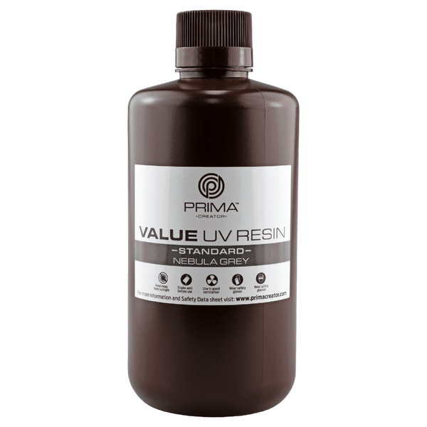 PrimaCreator Résine UV/DLP Value - 1 kg - Gris Nébuleuse
