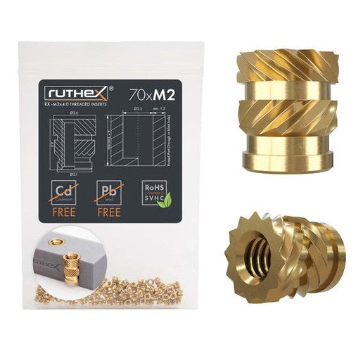Insert fileté Ruthex Ruthex M2 – Rx-M2x4 - 70 pcs