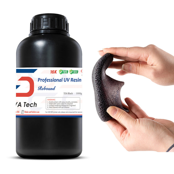 Siraya Tech -Rebond 55A Noir - Résine 1KG
