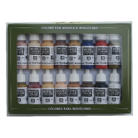 Vallejo Ensemble de Couleurs Acryliques pour Modèle Visage/Teint