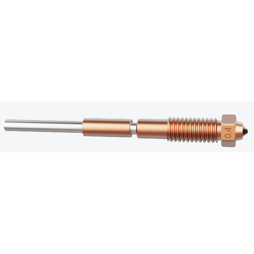 Buse en acier trempé intégrée Mingda 0,4 mm (HighCoat) – pièce de rechange pour plusieurs modèles Mingda