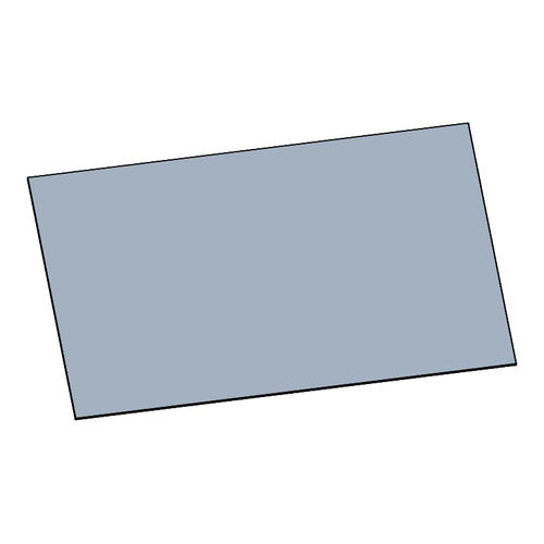 Plaque de verre Mingda 1300x810mm – pièce de rechange pour MD-C02